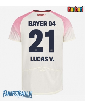 Bayer Leverkusen Lucas Vazquez #21 Tricou Fotbal Replică 2025-26 Barbati Deplasare